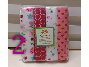 خشک کن نوزادی دخترانه سایزکوچک 4 عددی کولاکو kolaco