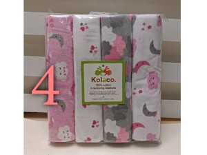 خشک کن نوزادی دخترانه سایزکوچک 4 عددی کولاکو kolaco