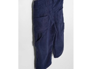 ست سه تکه بلوز و سوئیشرت پولیشی و  شلوار مخمل نوزادی طرح هاگز ایندیگو indigo