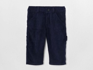 ست سه تکه بلوز و سوئیشرت پولیشی و  شلوار مخمل نوزادی طرح هاگز ایندیگو indigo