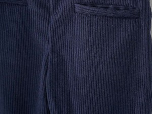 ست سه تکه بلوز و پافر و  شلوار مخمل نوزادی طرح فرندلی ایندیگو indigo