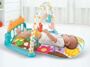 تشک بازی موزیکال طرح حیوانات شاد جنگلBUMTUM