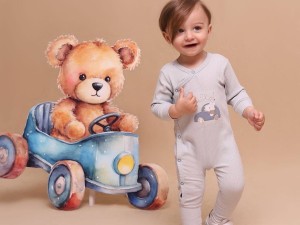 سرهمی نوزادی پسرانه طرح speedy نی نی سان nini sun