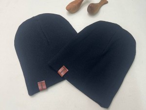 کلاه دو لایه  گرد کبریتی نوزادی رنگ مشکی