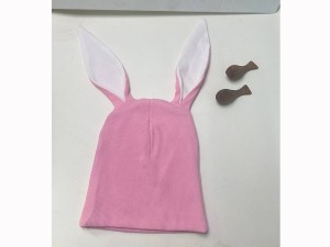 کلاه دو لایه گوش خرگوشی گرد کبریتی نوزادی دارای رنگبندی 1-2 سال