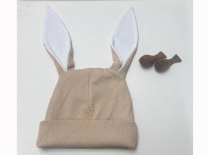 کلاه دو لایه گوش خرگوشی گرد کبریتی نوزادی دارای رنگبندی 1-2 سال