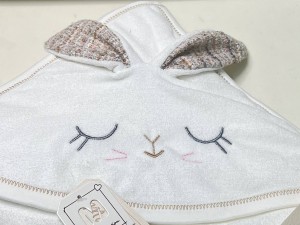 حوله کلاهدار نوزادی طرح خرگوش  ماماسی MAMA SEE