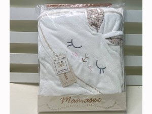 حوله کلاهدار نوزادی طرح خرگوش  ماماسی MAMA SEE