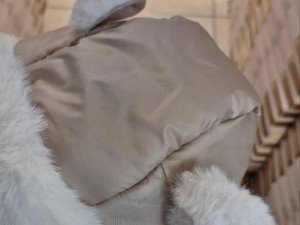 کاپشن سرهمی (اورال) به همراه پاپوش و دستکش  طرح تدی طوسی رنگ نوزادی دانالو Danaloo