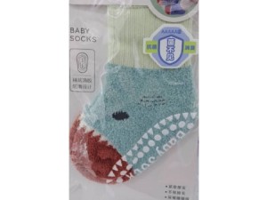 جوراب حوله ای استپ دار ساق بلند 0-6 ماه Lycra