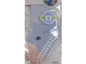 جوراب حوله ای استپ دار ساق بلند 0-6 ماه Lycra