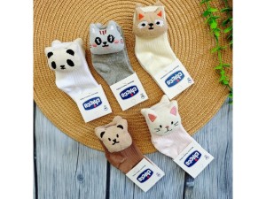 جوراب ساق بلند عروسکی طرح حیوانات CHICCO (3-9 ماه )