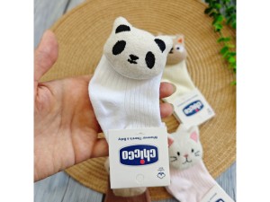 جوراب ساق بلند عروسکی طرح حیوانات CHICCO (3-9 ماه )
