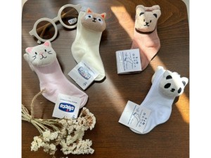 جوراب ساق بلند عروسکی طرح حیوانات CHICCO (6-12ماه )