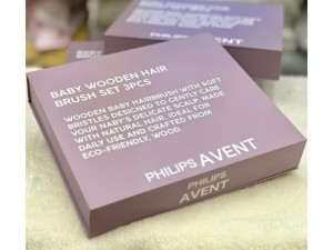 ست شانه و برس 3 عددی چوبی نوزادی طرح گرد Philips Avent