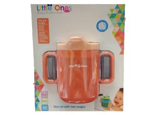 لیوان نی دار دسته دار نوزادی بالای 6ماه Little Ones