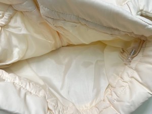 کاپشن کلاهدار نوزادی رنگ کرم  طرح LAI پاپو papo