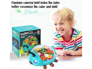 کفشدوزک چرخ دنده ای  موزیکال LADY BUG