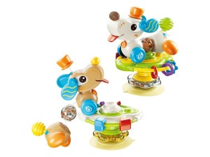 بیزی بال طرح سگ  با اسپینر چسبانBaby Toys
