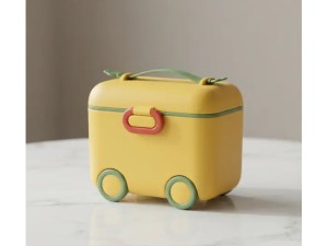 ظرف و انبار ذخیره شیر خشک نوزادی چرخ دار با پیمانه