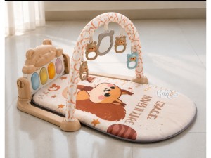 تشک بازی پیانویی طرح سنجاب و خرس کرم BABY
