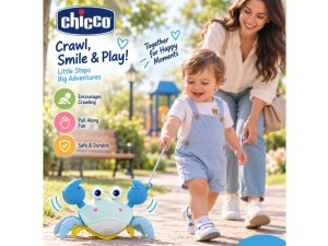 اسباب بازی خرچنگ مدل کوکی و شناگر در آب Chicco
