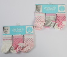 جوراب سه تایی 3-0 ماه carters