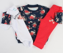 ست بلوز و شلوار و بادی nazar bebe ترکیه