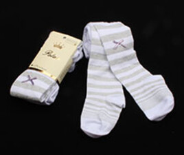 جوراب شلواری لمه راه راه