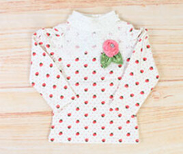 بلوز با طرح توت فرنگی B Q n