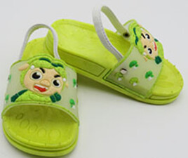 دمپایی عروسکی سبز