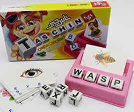 آموزش لغات انگلیسی با تاس چین