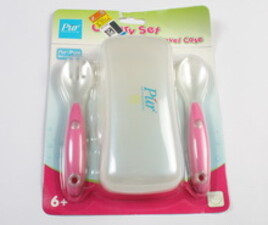 ست قاشق و چنگال قابدار pur