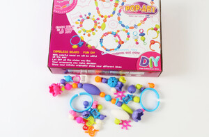 ست اسباب بازی جواهر سازی pop Beads