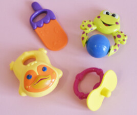 ست جغجغه ای و دندانگیر نوزادی