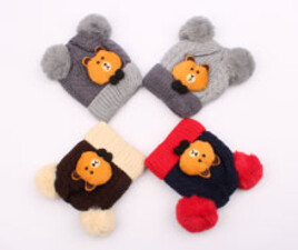 کلاه پوم پوم عروسکی (24-9 ماه)