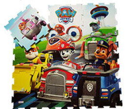 کفپوش پازلی 9 تکه مدل سگ نگهبان