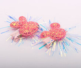 گل سر انبری 2 عددی (دارای رنگبندی)