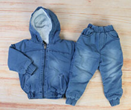 کاپشن و شلوار blue star