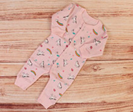 سرهمی دخترانه طرح اسب تک شاخ baby