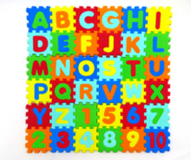 کفپوش پازلی حروف و اعداد انگلیسی متوسط