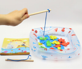 کتاب ماهیگیر زبل (به همراه حوضچه بادی و ماهی های آهنربایی)