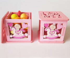 گیفت جعبه چوبی طرحدار