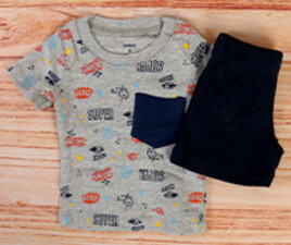 تیشرت و شلوارک کارترز carters