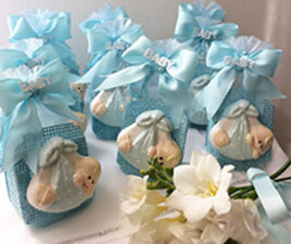 سبد گیفت نوزاد بقچه پیچ