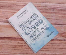 دفتر 50 برگ سیمی 2 خط زبان (دارای رنگبندی)