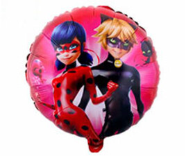 بادکنک فویلی تم دختر کفشدوزکی