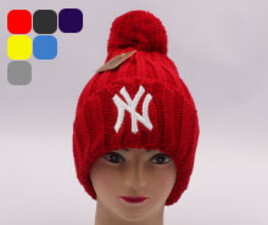 کلاه بافت لبه دوبل (6 سال به بالا)