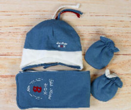 ست کلاه و دستکش و شال BBT