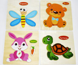 پازل چوبی چند تکه